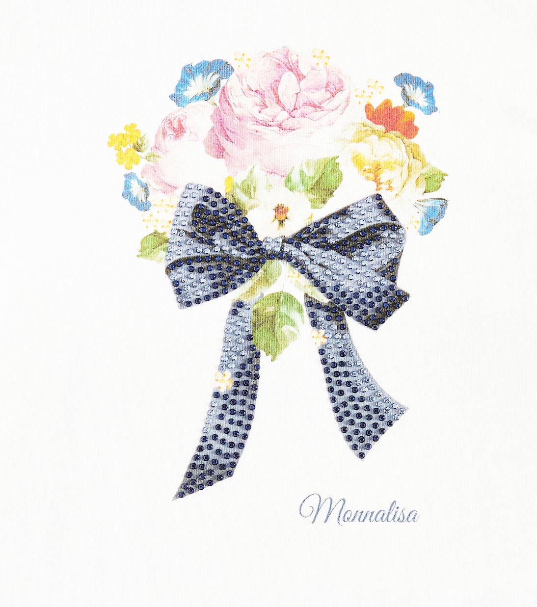 Printed cotton-blend T-shirt | Monnalisa