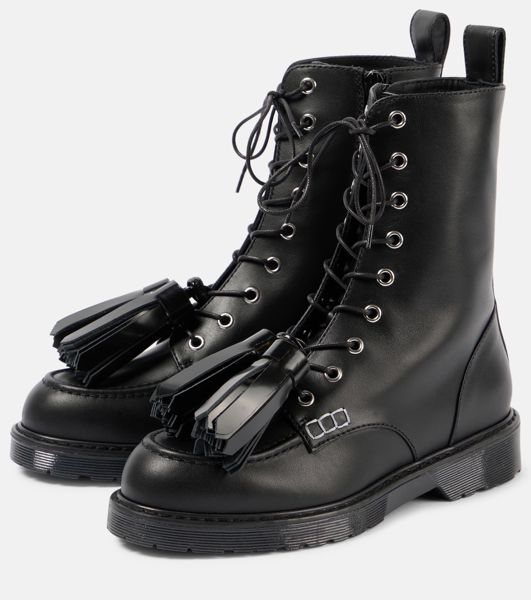 Leather combat boots | JW Anderson