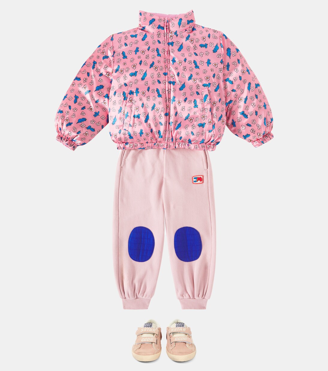 Patch-appliqué cotton jersey sweatpants | Jellymallow