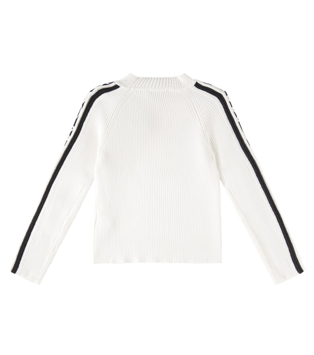 Logo ribbed-knit cotton-blend sweater | Marc Jacobs Kids