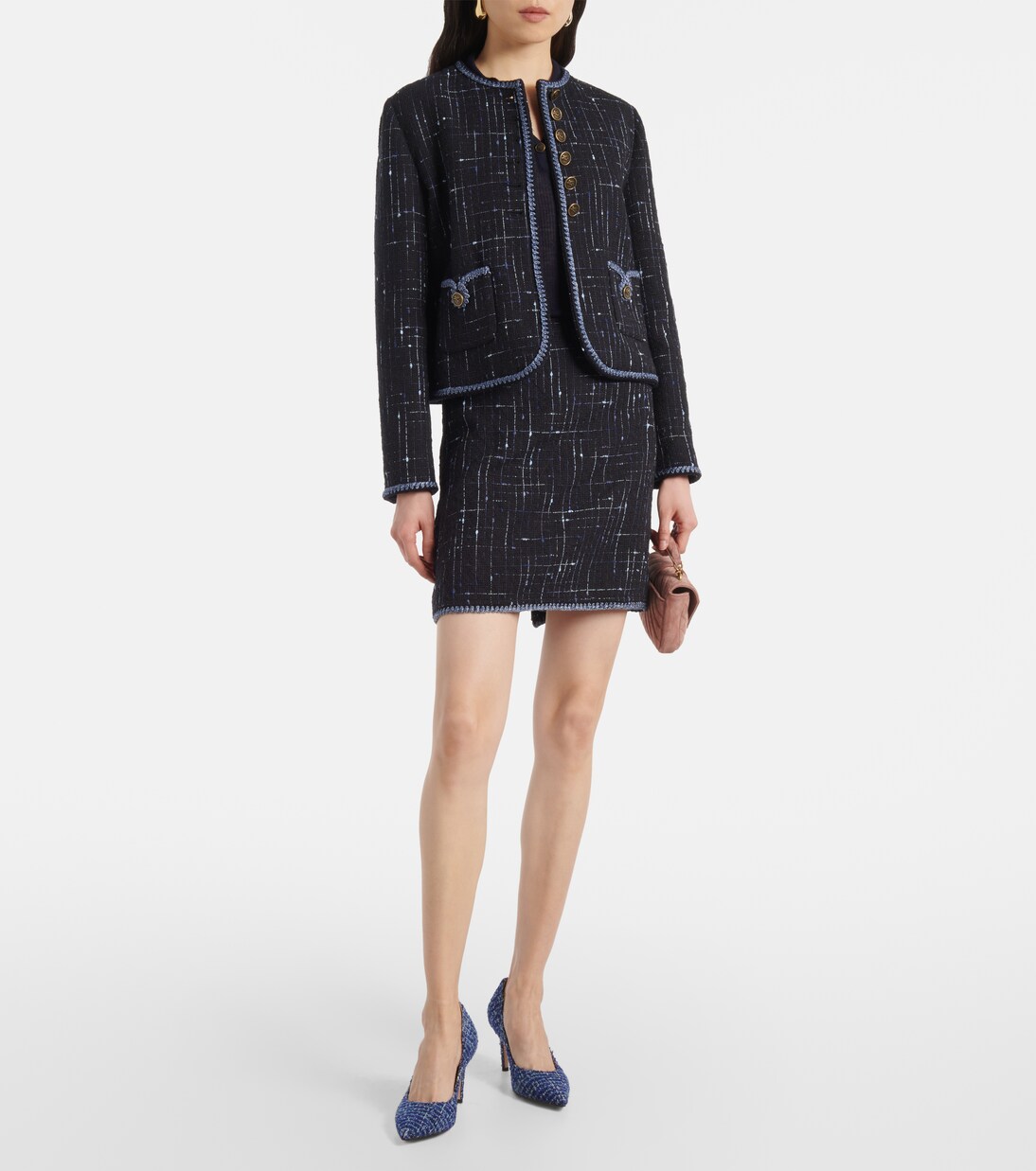 Gianvito 85 bouclé pumps | Gianvito Rossi