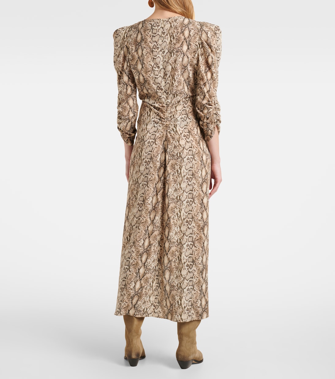 Midikleid Albini aus einem Seidengemisch | Isabel Marant