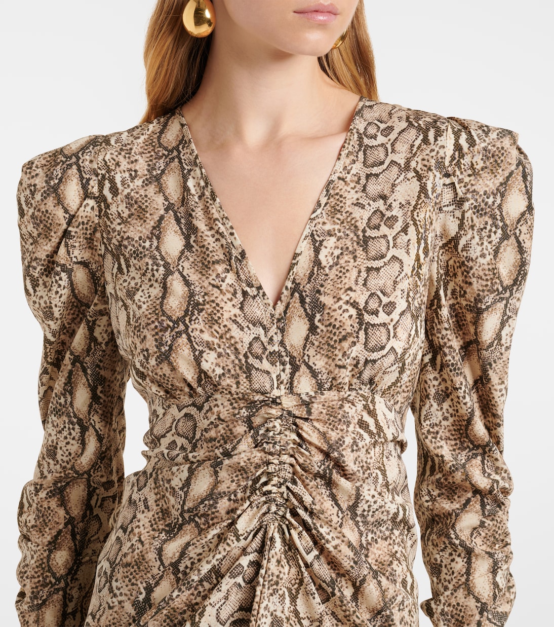 Midikleid Albini aus einem Seidengemisch | Isabel Marant