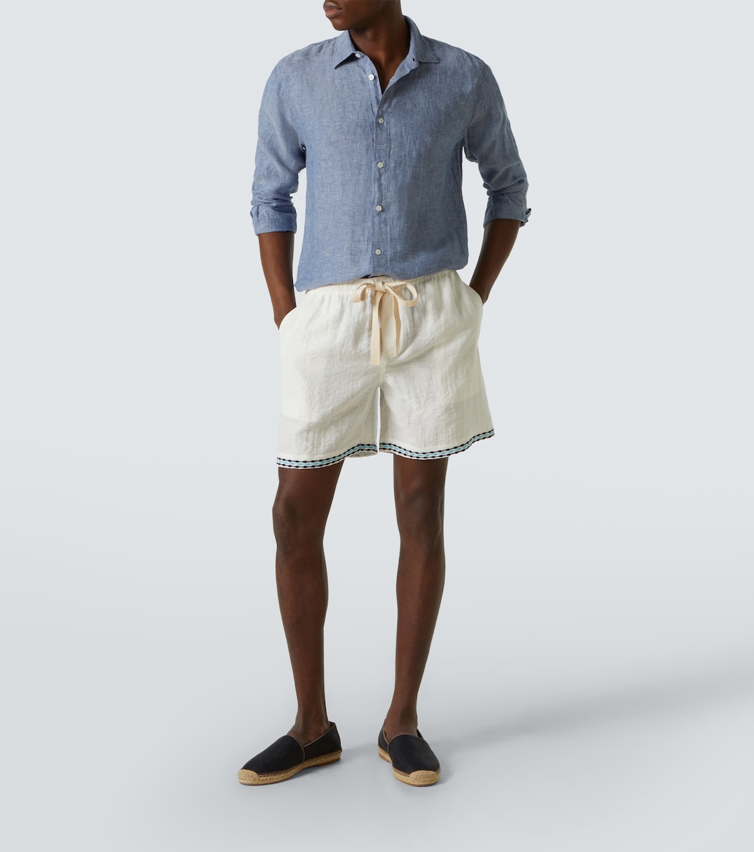 Justin linen chambray shirt | Orlebar Brown