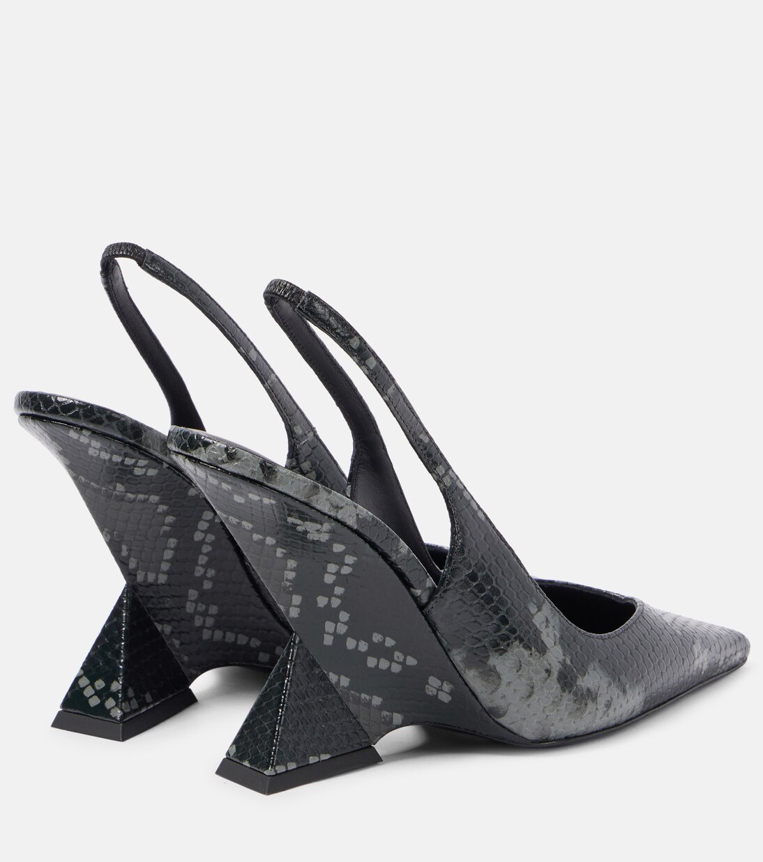 Cheope 105 leather slingback pumps | The Attico