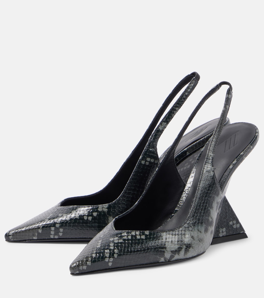 Cheope 105 leather slingback pumps | The Attico