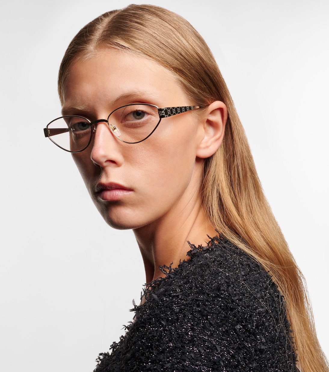 Lunettes œil-de-chat Guccissima | Gucci