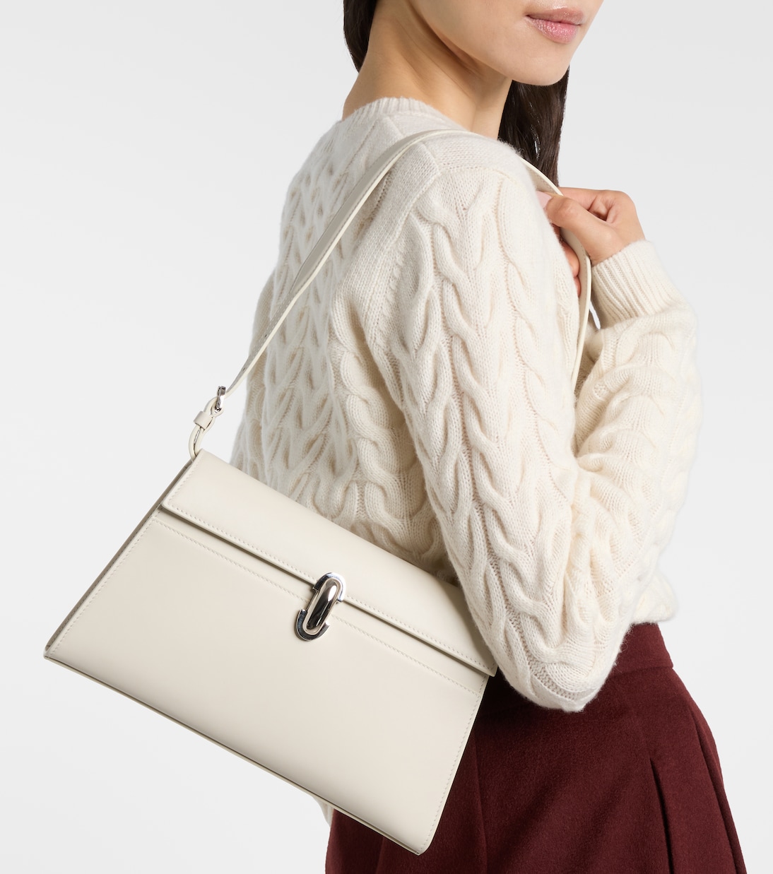 Symmetry 19 leather shoulder bag | Savette