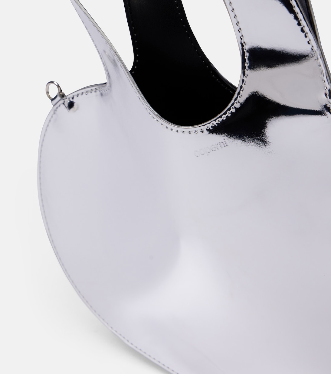 Baby Heart mirrored leather crossbody bag | Coperni