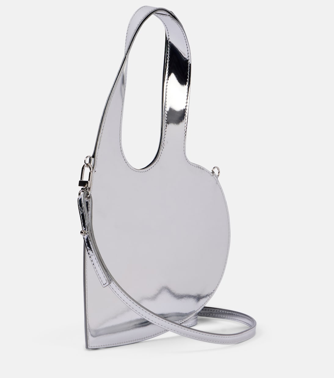 Baby Heart mirrored leather crossbody bag | Coperni