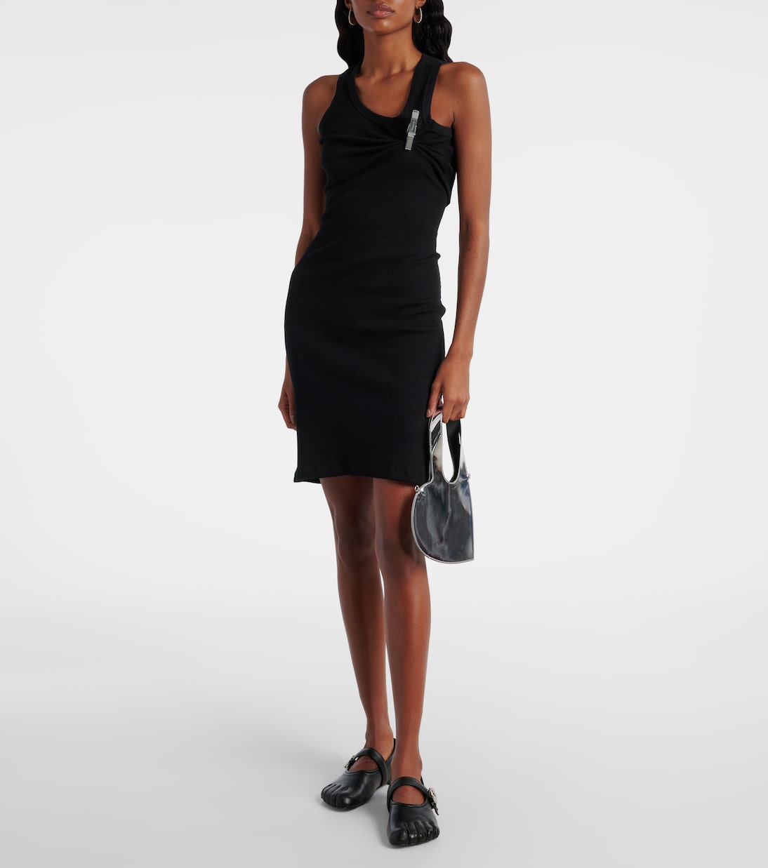 Baby Heart mirrored leather crossbody bag | Coperni