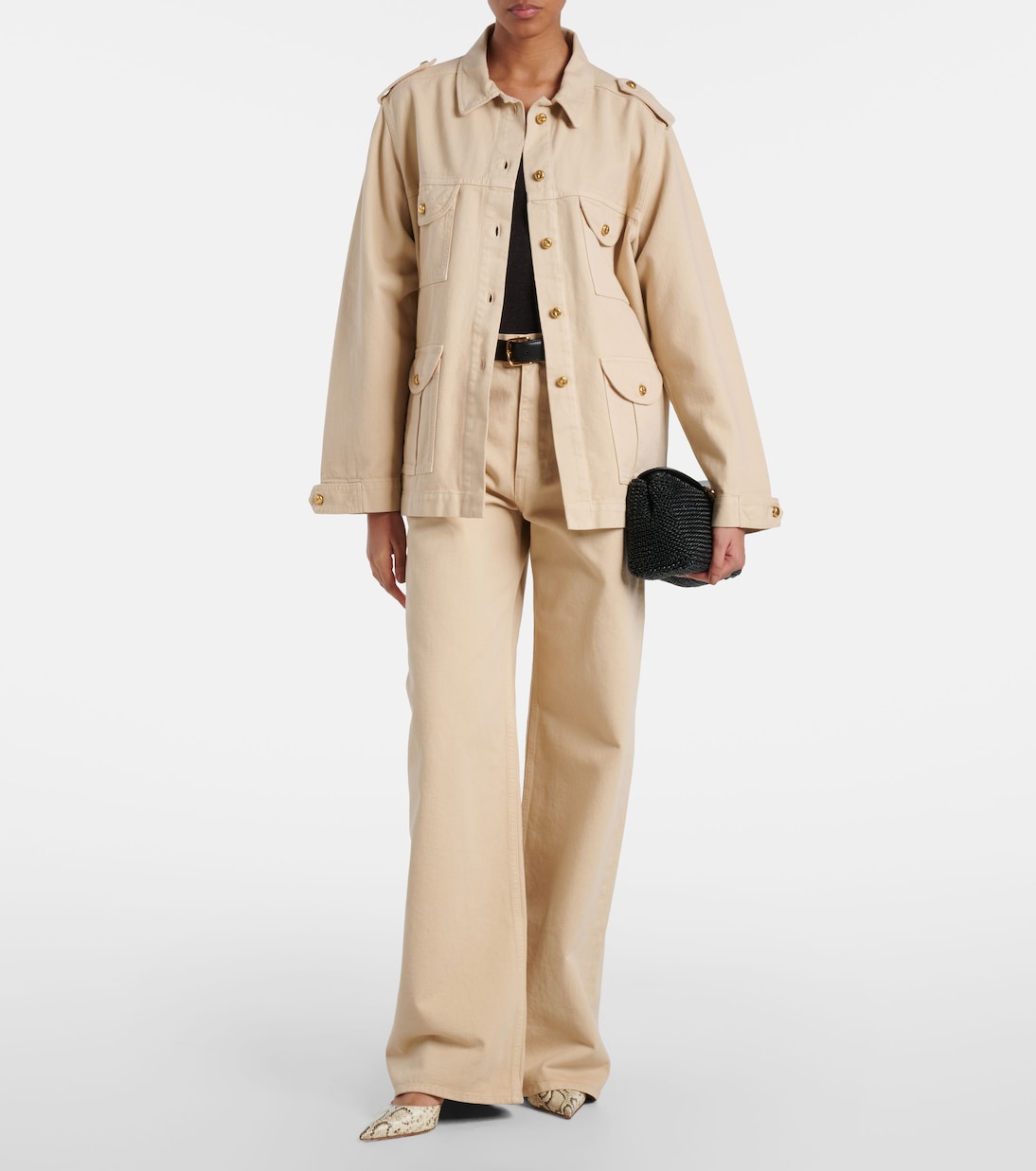 Java high-rise wide-leg jeans | Blazé Milano