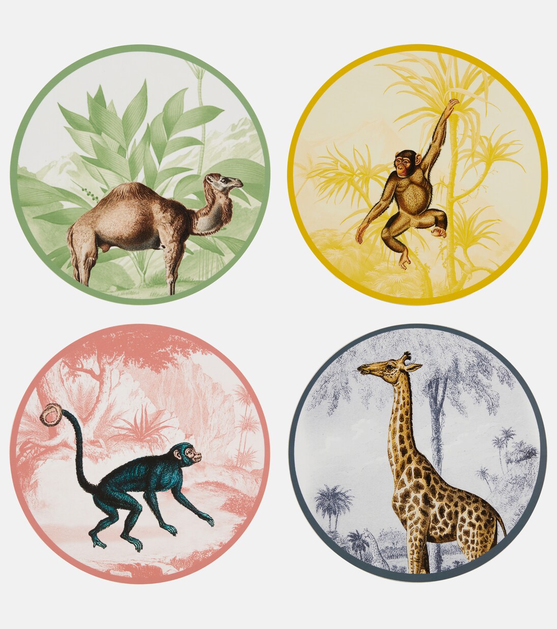 La Menagerie Ottomane set of 4 placemats | Les-Ottomans