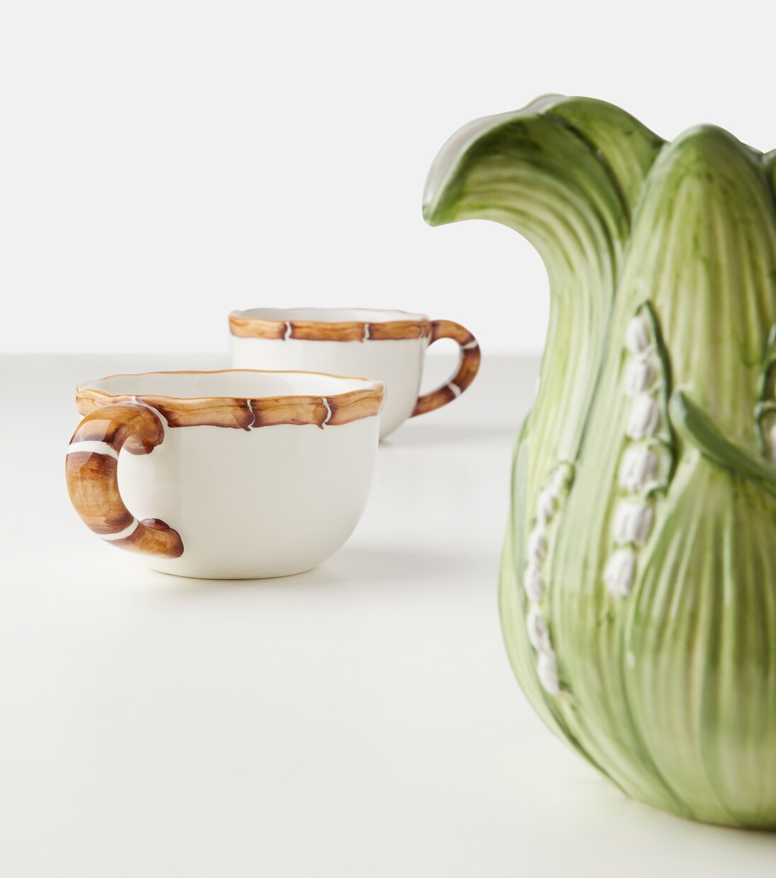 Bamboo set of 2 cappuccino cups | Les-Ottomans