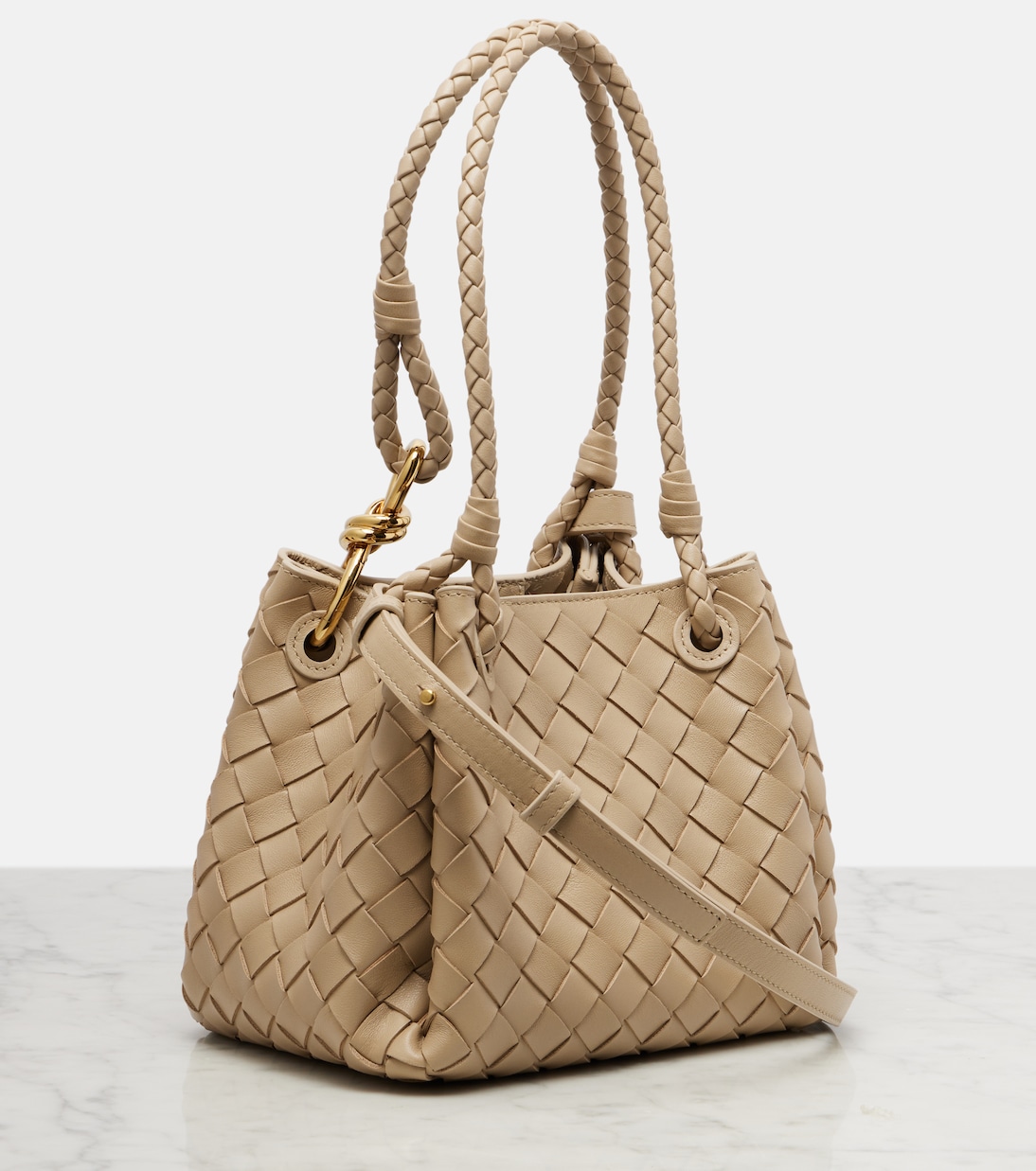 Sac Parachute Small en cuir Intrecciato | Bottega Veneta