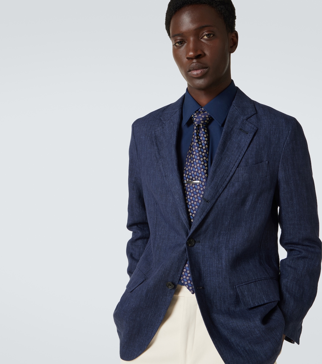 Corbata de jacquard de seda | Charvet