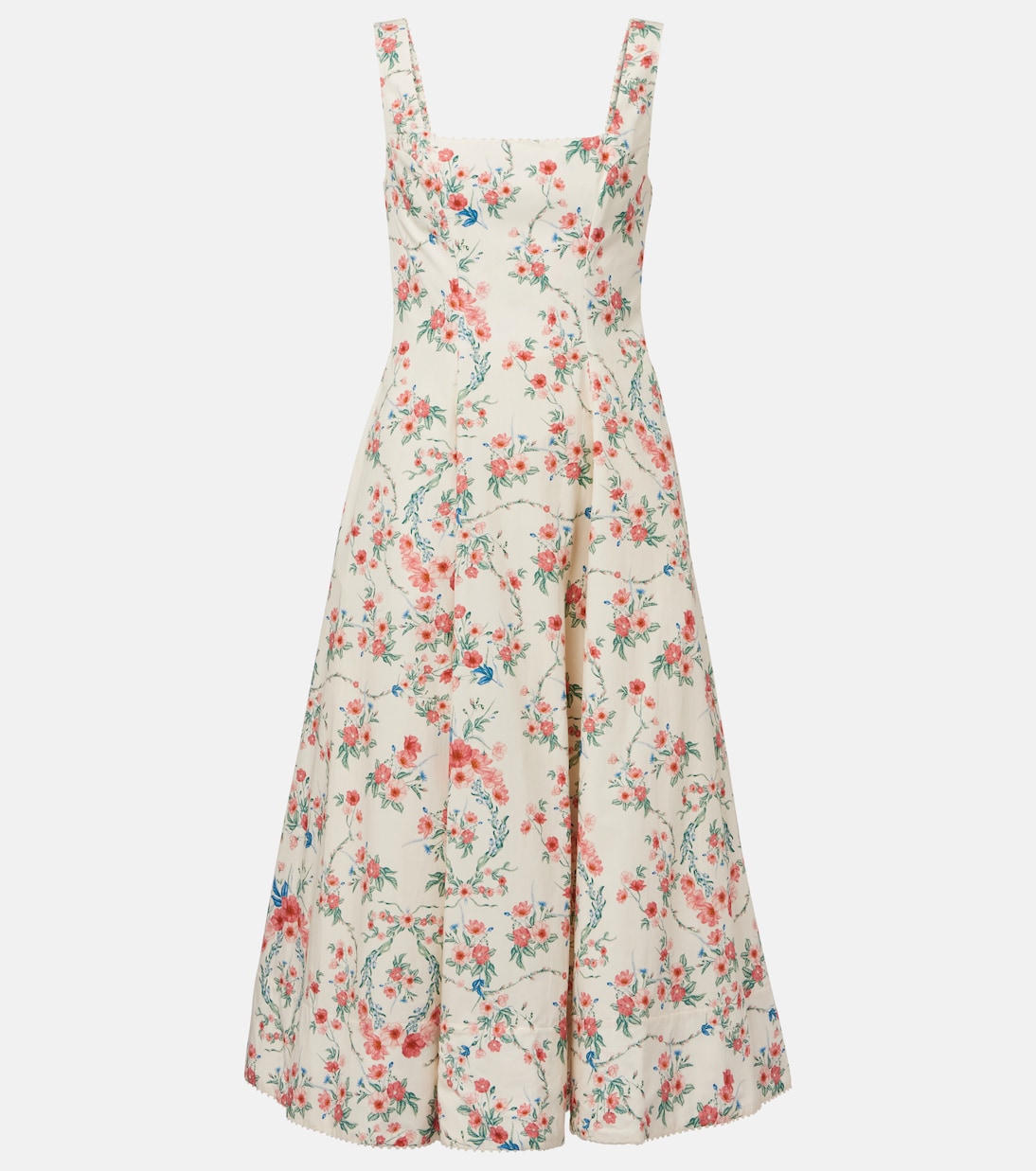 Midikleid Pistilo Mosqueta aus Baumwolle | Agua by Agua Bendita