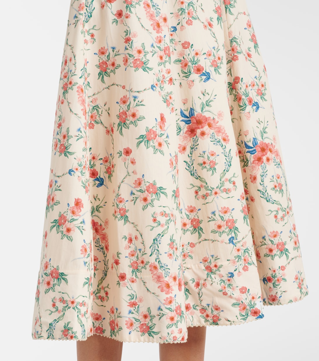 Midikleid Pistilo Mosqueta aus Baumwolle | Agua by Agua Bendita