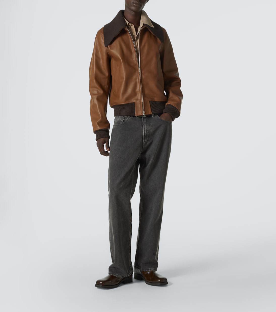 Pharos leather bomber jacket | Our Legacy