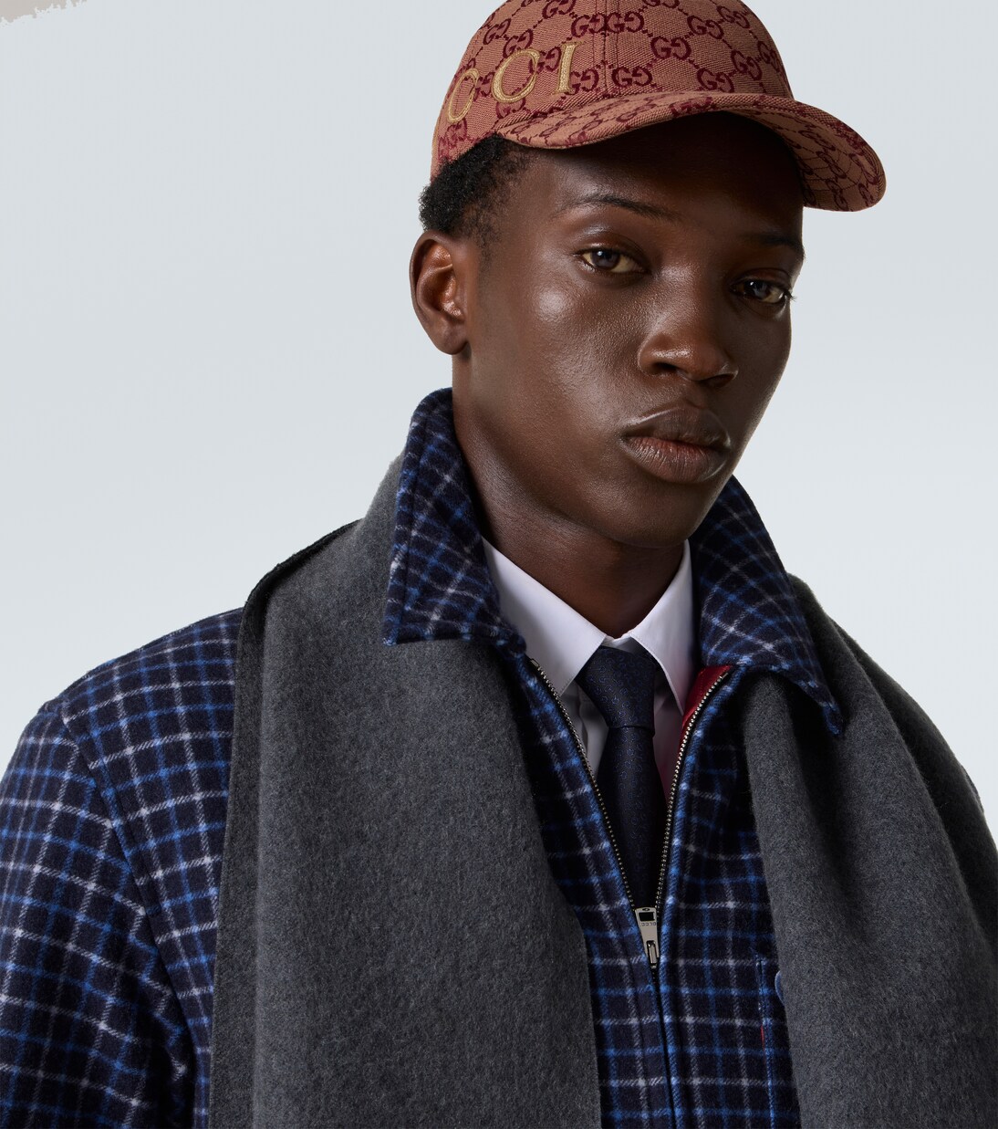 GG fringed cashmere scarf | Gucci