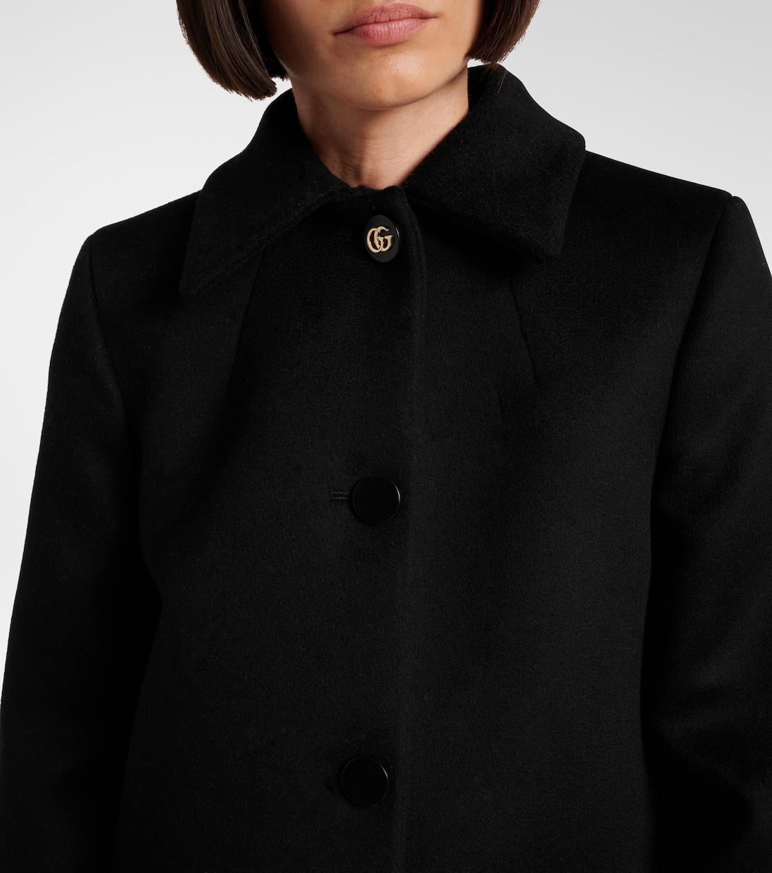 Double G wool coat | Gucci