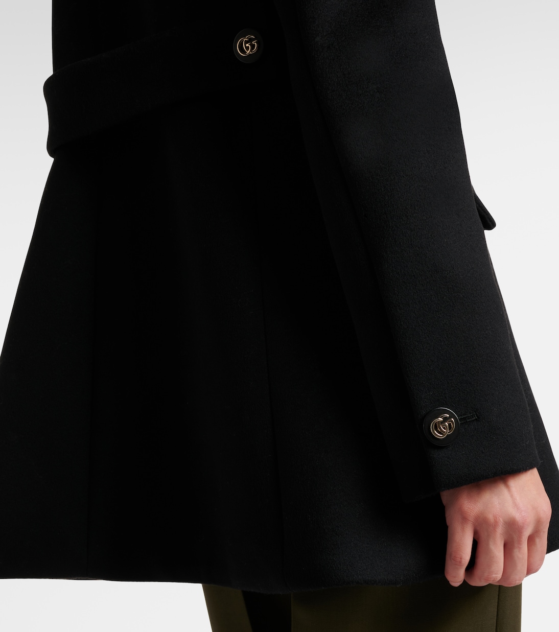 Double G wool coat | Gucci