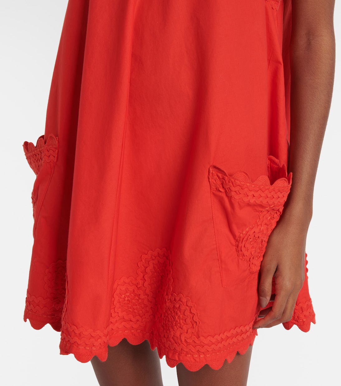 Robe brodée en coton | Juliet Dunn