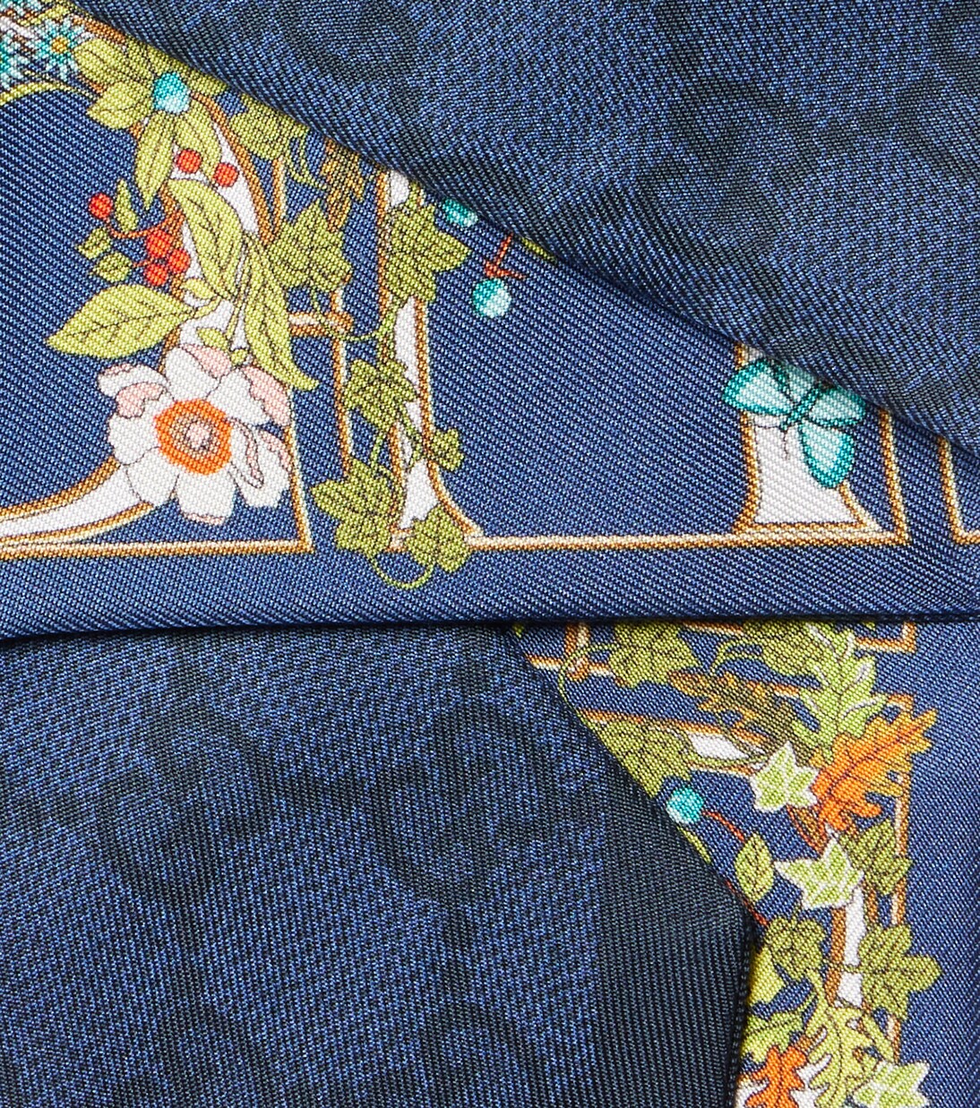 GG floral printed silk scarf | Gucci