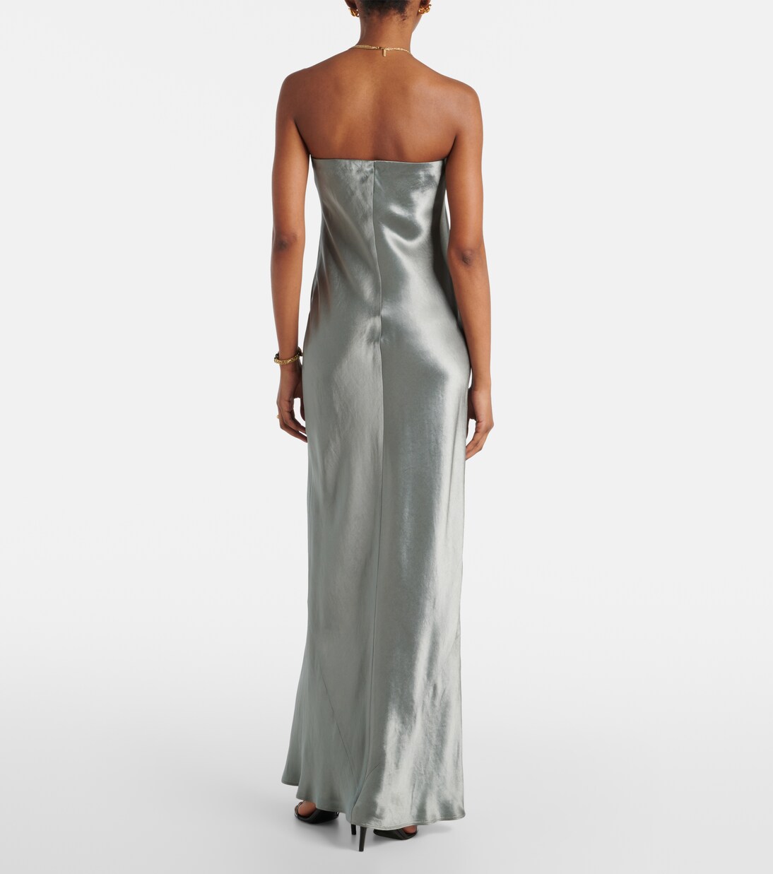 Robe longue en satin | Vince