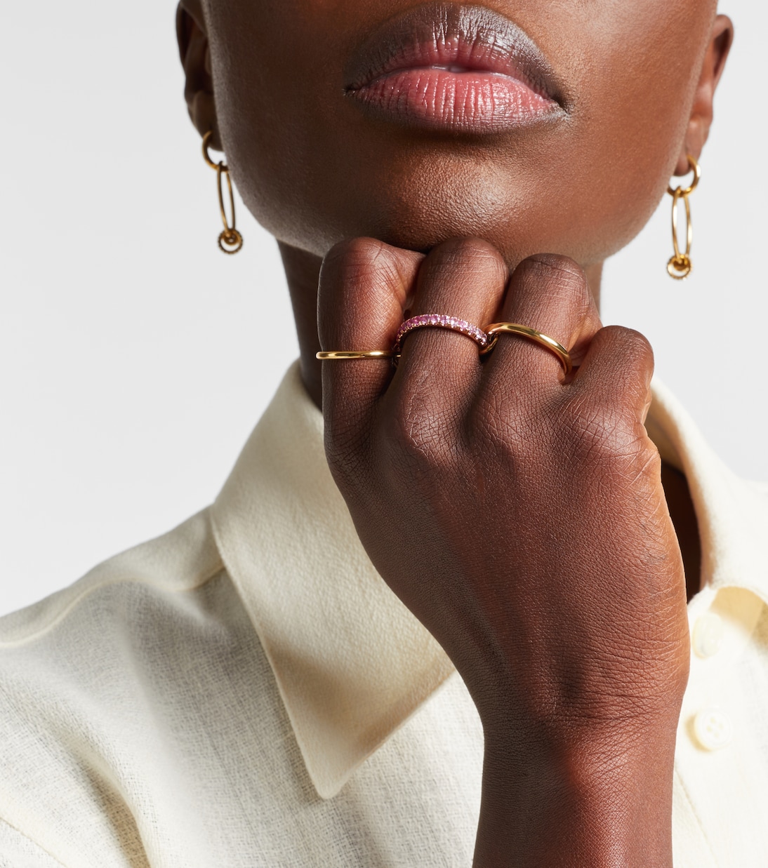 Bague Petunia en or 18 ct et saphirs | Spinelli Kilcollin