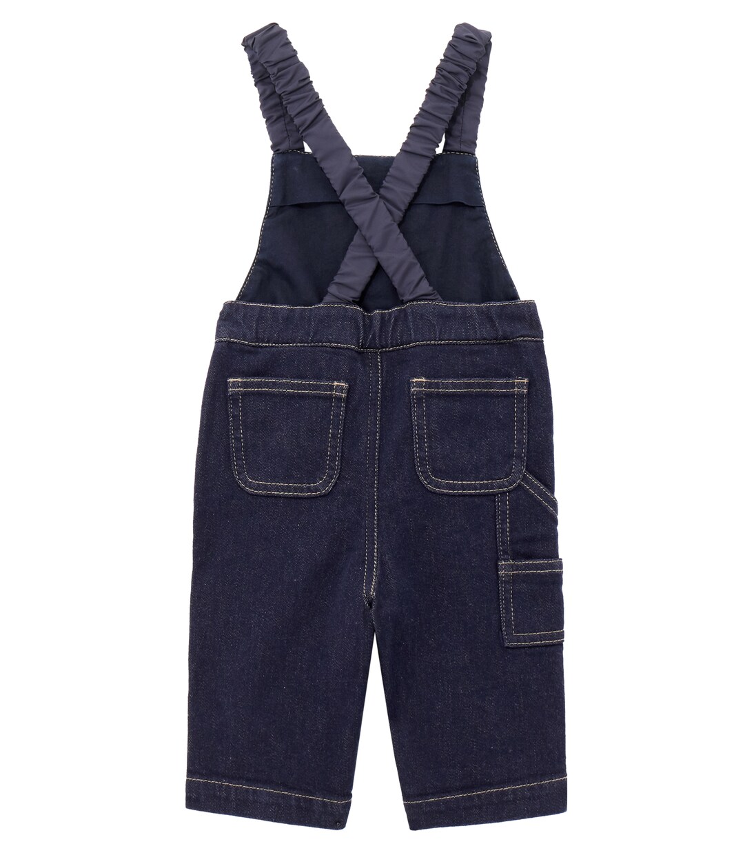 Baby - Salopette di jeans con logo | Moncler Enfant