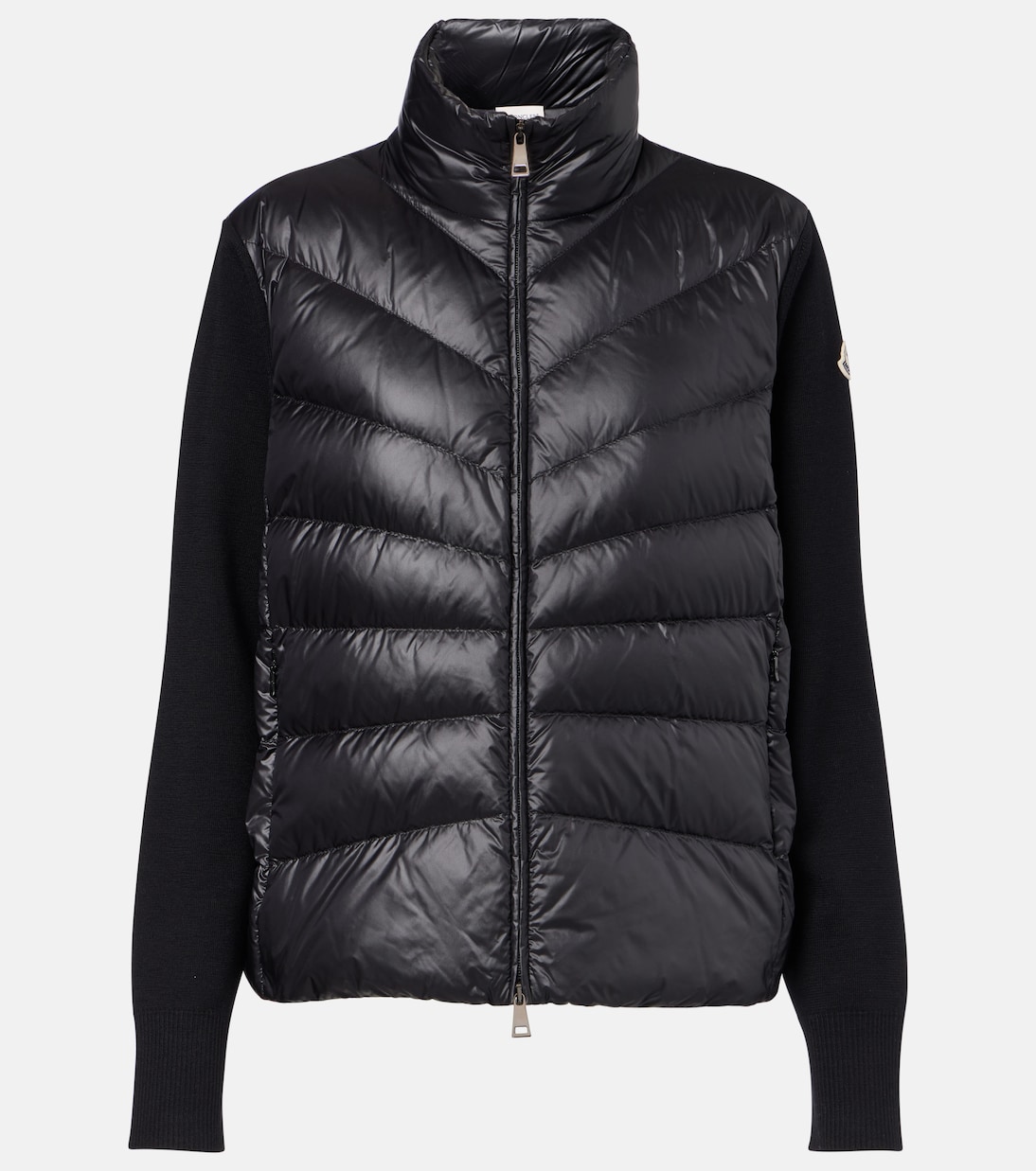 Down-paneled virgin wool cardigan | Moncler