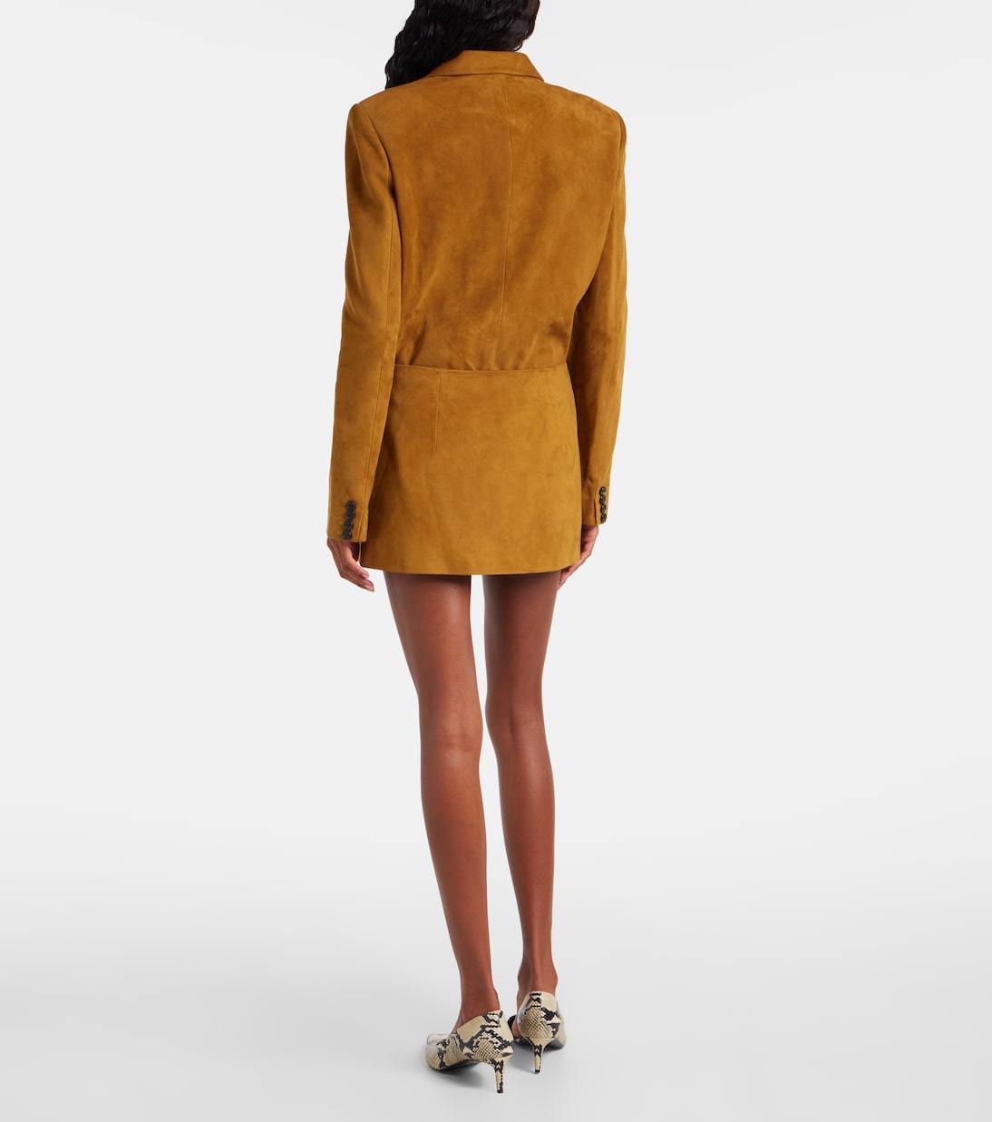 Mini-jupe Jett en daim | Khaite