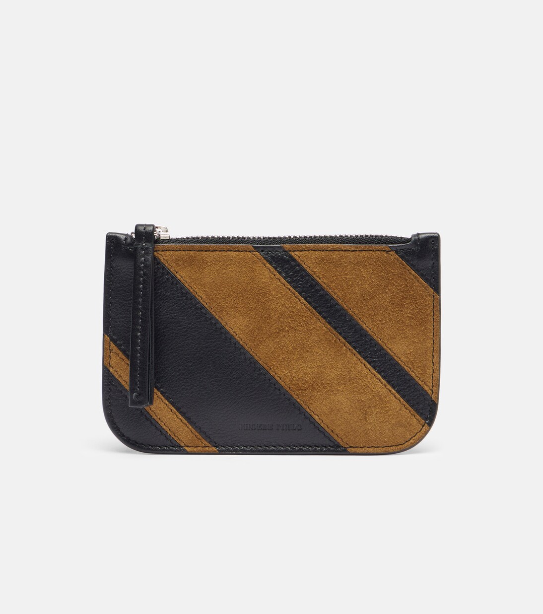 Pocket leather and suede pouch | Phoebe Philo