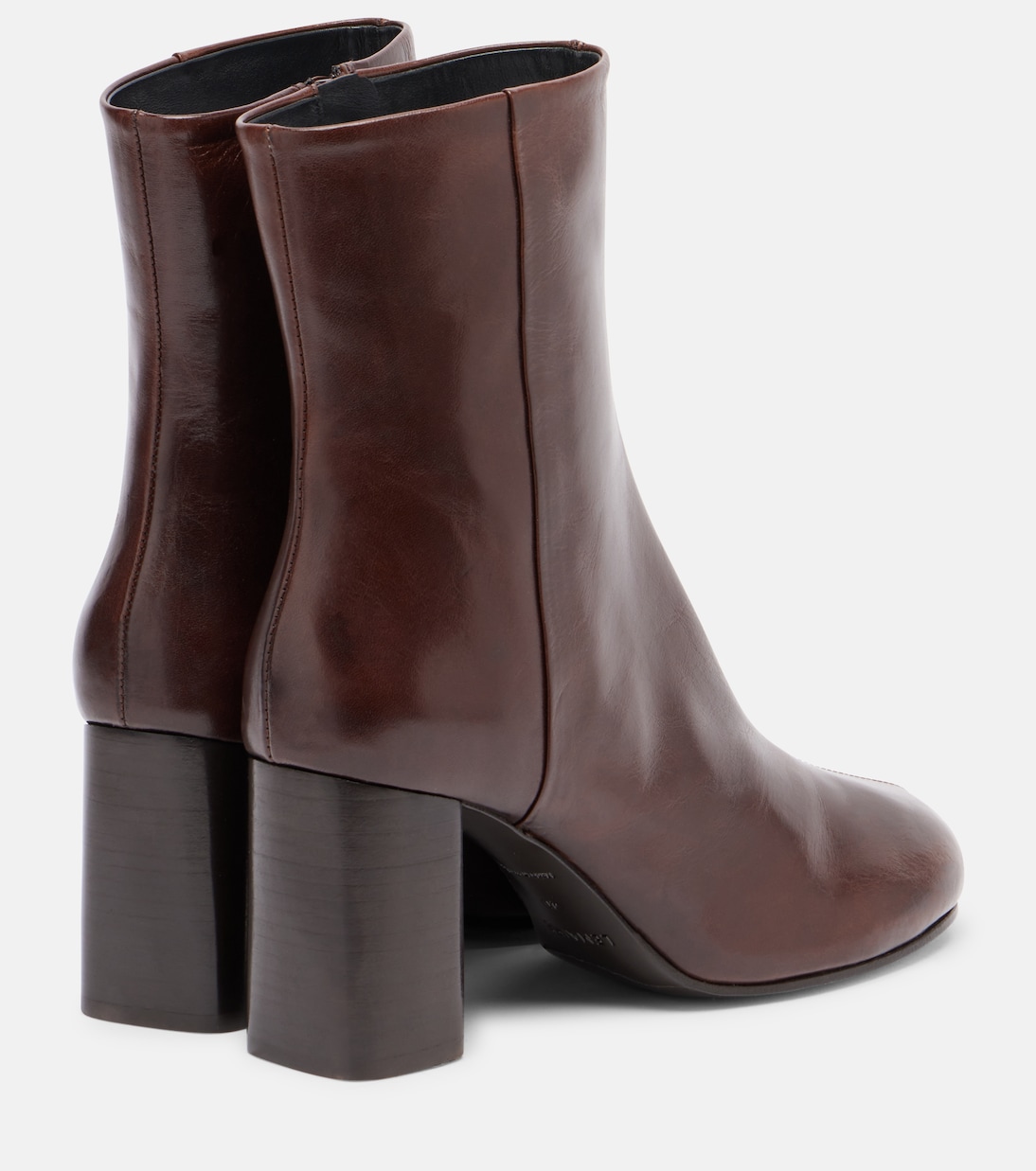 Bottines Anatomic 80 en cuir | Lemaire
