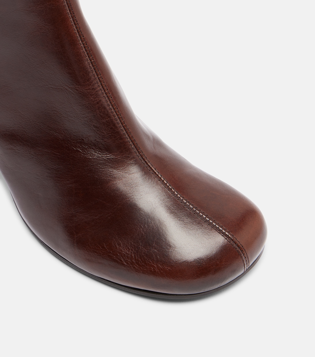 Bottines Anatomic 80 en cuir | Lemaire