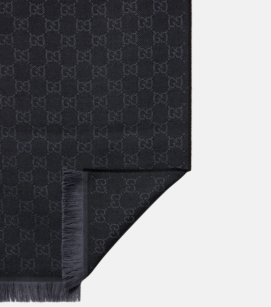 GG wool jacquard scarf  | Gucci