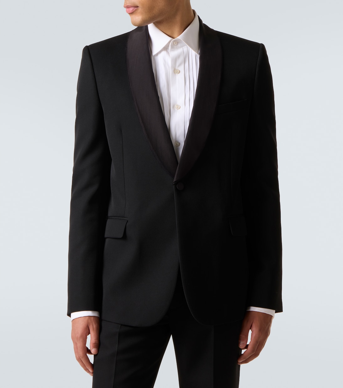 Virgin wool tuxedo jacket | McQueen