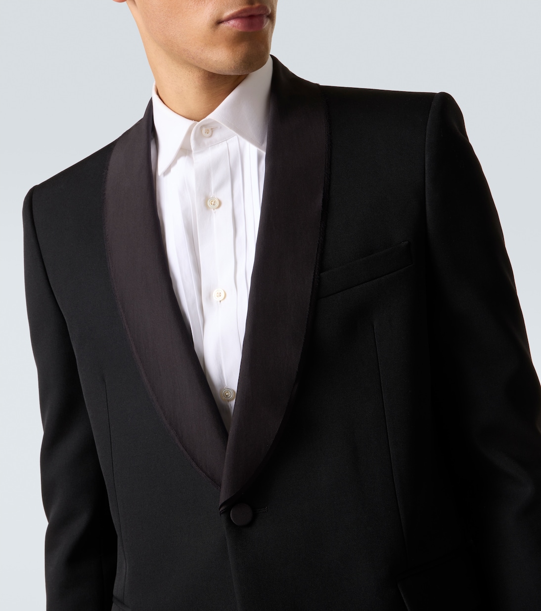 Virgin wool tuxedo jacket | McQueen