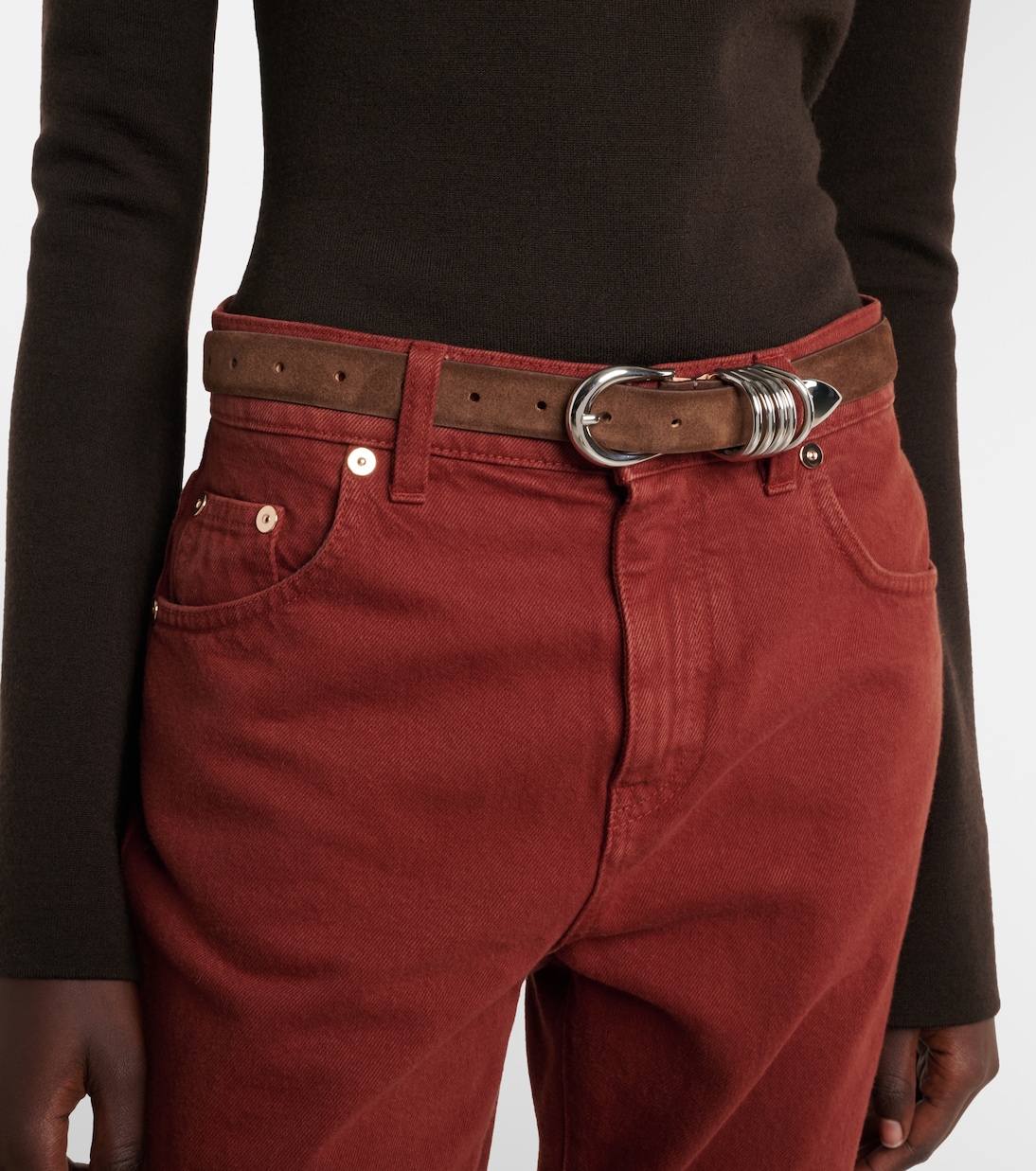 Hollyhock suede belt | Déhanche