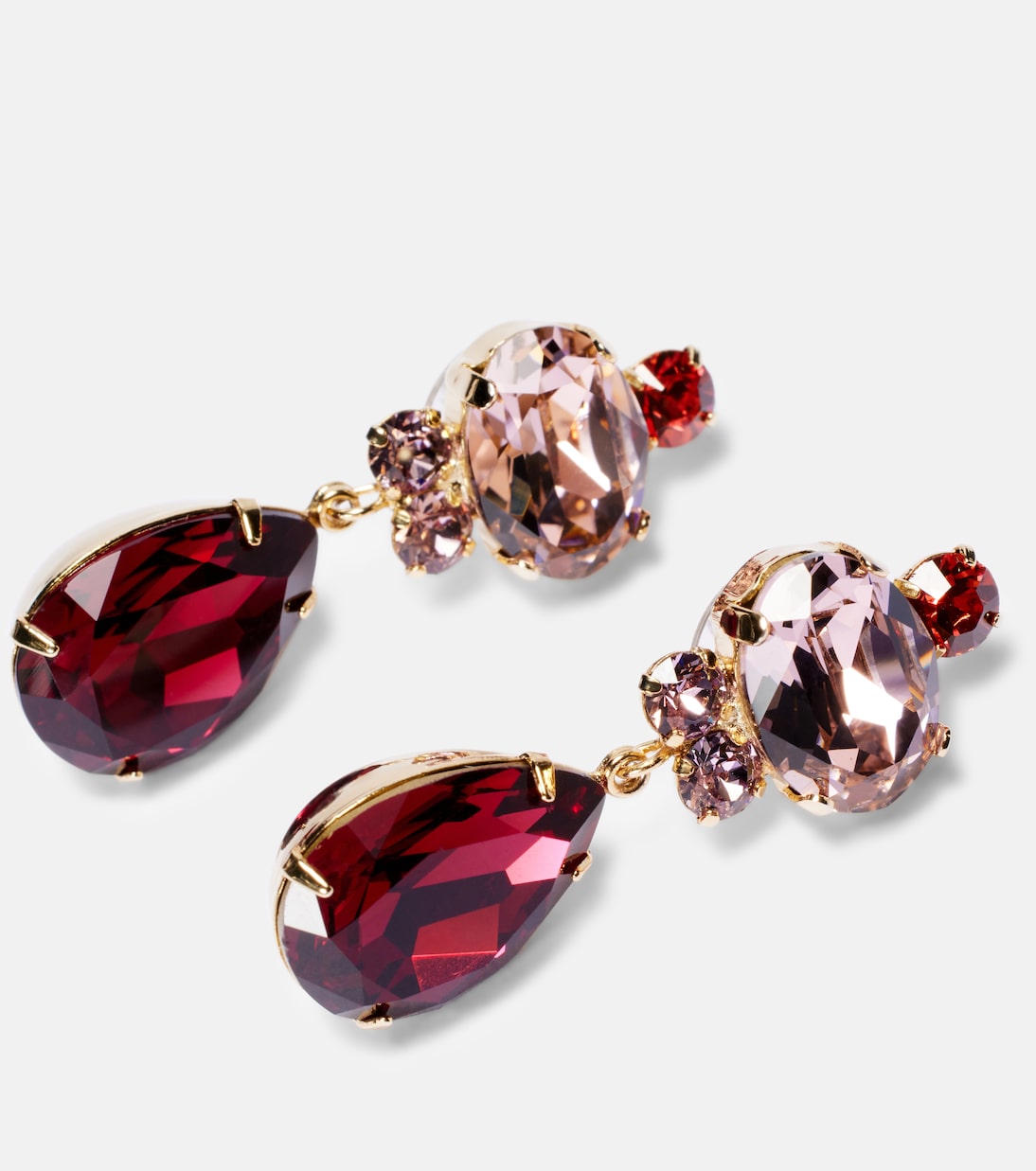 Ohrringe Catherine, 18kt vergoldet, mit Kristallen | Jennifer Behr