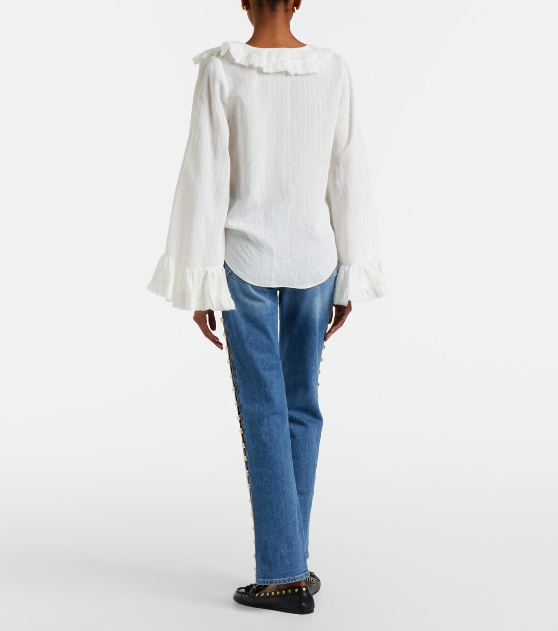 Amelia studded straight jeans | Simkhai