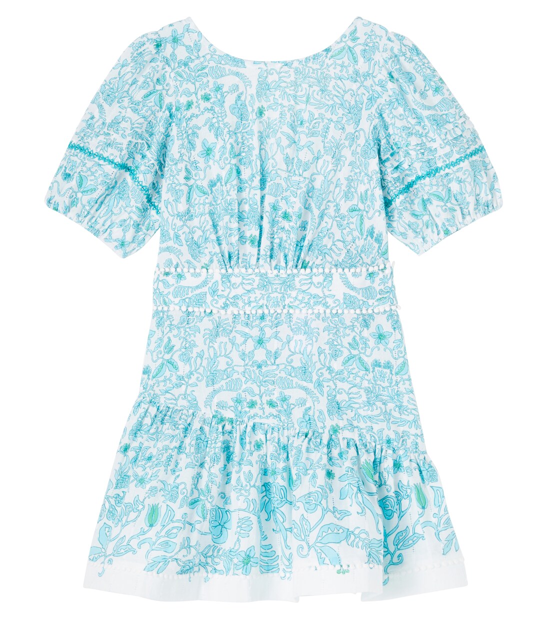 Chantal floral cotton dress | Poupette St Barth Kids