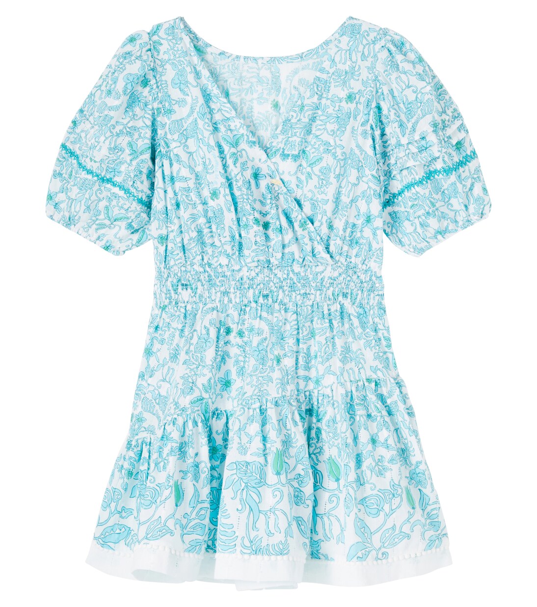 Chantal floral cotton dress | Poupette St Barth Kids