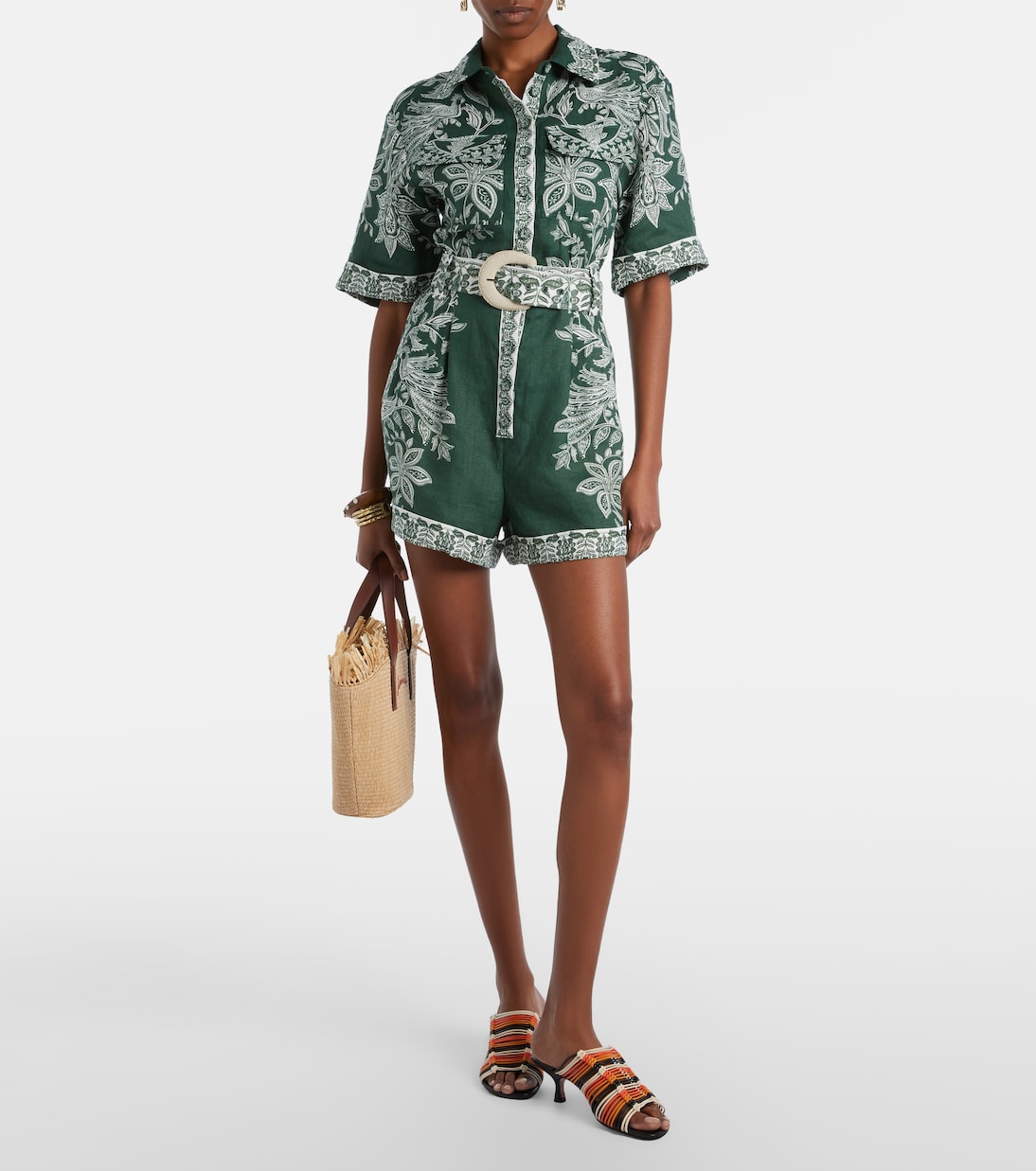 60 leather mules | Farm Rio