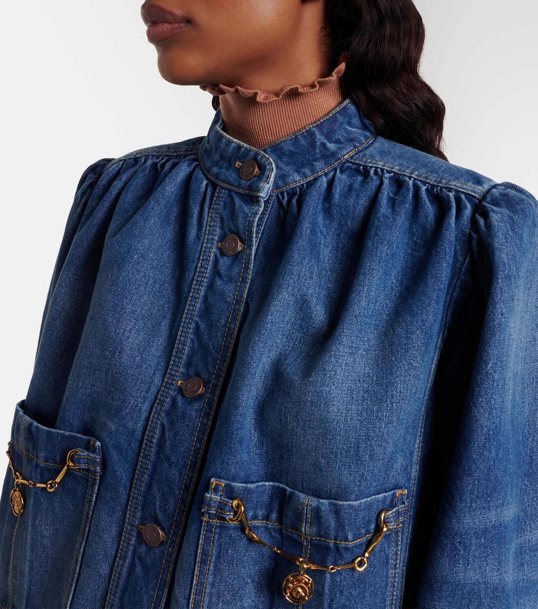 Verzierte Jeansjacke | Chloé