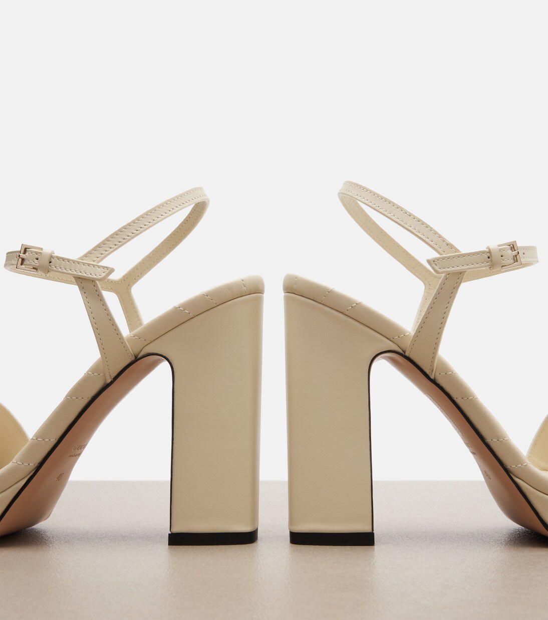 New Marmont GG leather sandals | Gucci