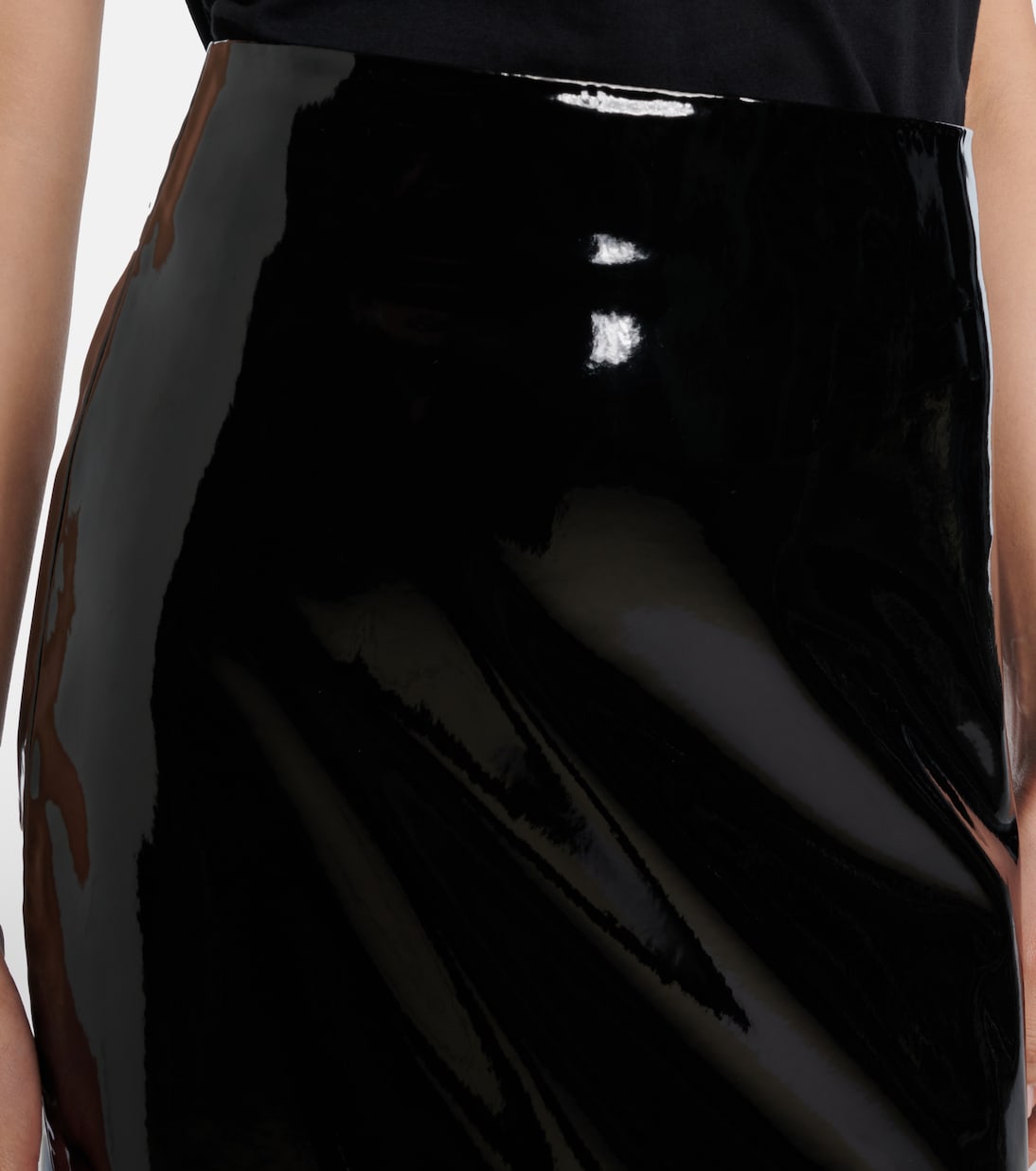 Samantha coated pencil skirt | The Frankie Shop