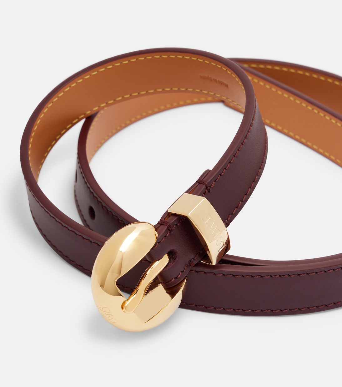 Cinturón Pebble de piel | Loewe