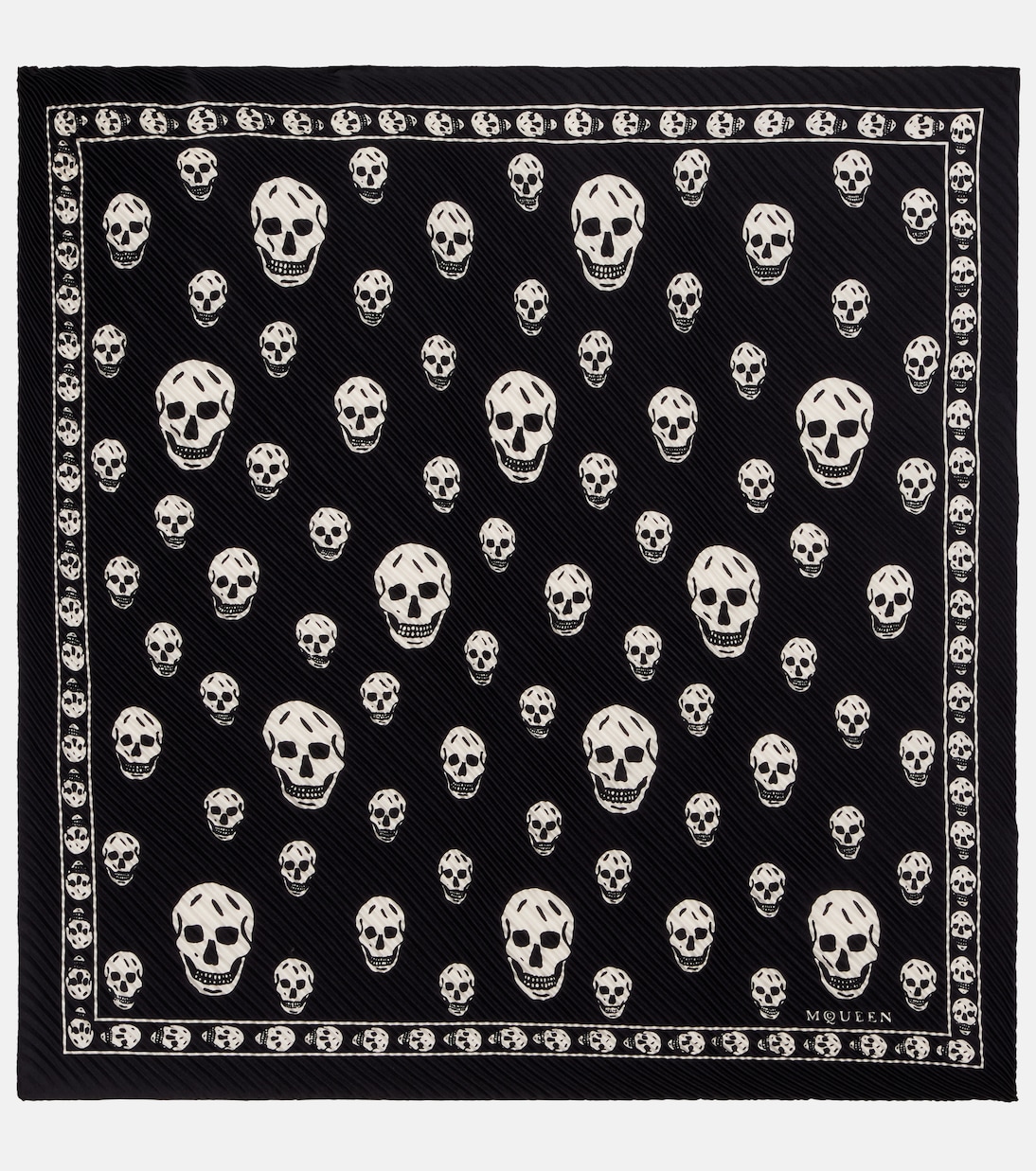 Skull silk scarf | McQueen